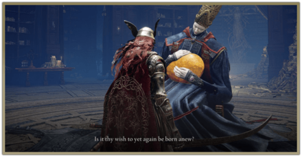 Speak to Rennala for a Respec