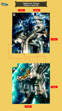 Highway Ruins (Home World) Map