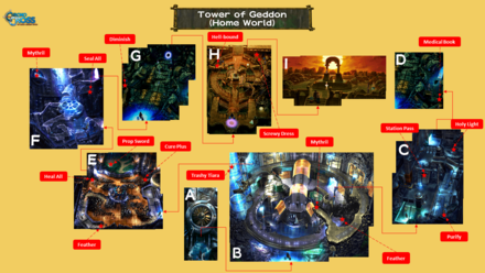 Tower of Geddon (Home World) Map