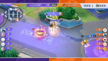 Pokemon UNITE - Aeos Cup Japan Lucario Defeating Greedent