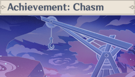 Genshin - Achievement: Chasm Namecard Showcase