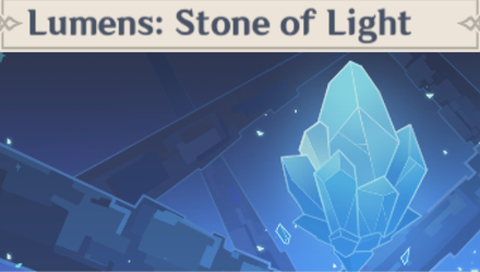 Genshin - Lumens: Stone of Light Namecard Showcase
