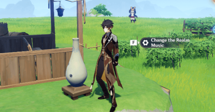 Genshin - Interact with Furnishings