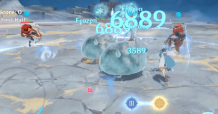 Genshin - Target Hydro Enemies on the First Half
