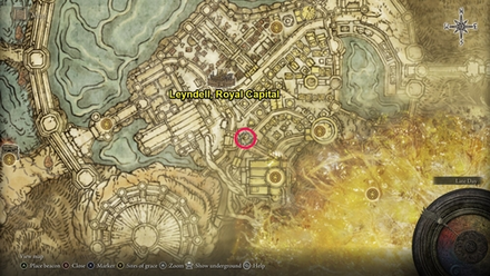 Leyndell, Royal Capital Lion Guardian Location