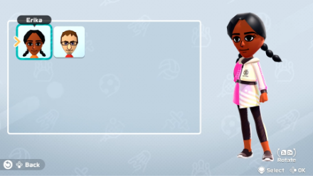Switch Sports Change Into Mii Character