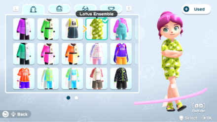 Switch Sports Outfits and Accessories