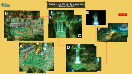 Return to Water Dragon Isle (Home World) Map