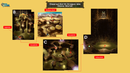 Cleared Earth Dragon Isle (Home World) Map