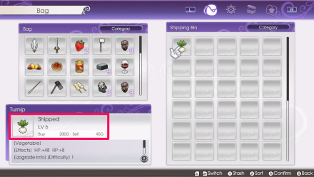 Ship High Level Items