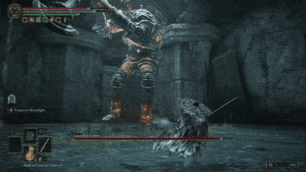 Overhead Slam - Guardian Golem - Elden Ring