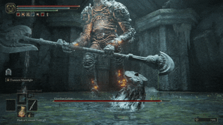 Sweeping Axe - Guardian Golem - Elden Ring