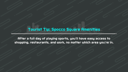 Nintendo Switch Sports - Spocco Square Amenities