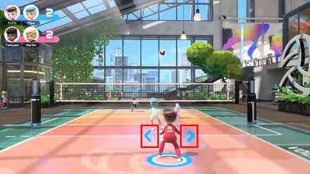 Nintendo Switch Sports - Volleyball - Move Left or Right