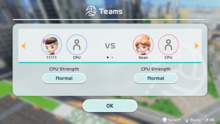 Nintendo Switch Sports - Volleyball - Bots Fill in the Open Slots