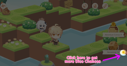 Genshin - How to Get More Dice Chances