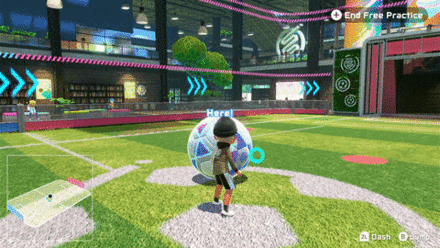 Soccer Diagonal Kick