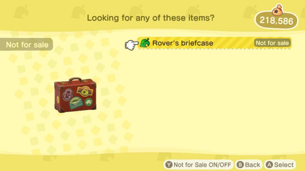 ACNH - May Day Reward - Rover