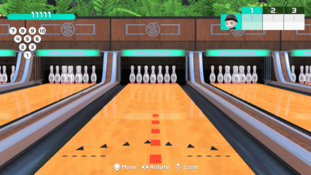 Nintendo Switch Sports - Bowling - Aim in the Middle