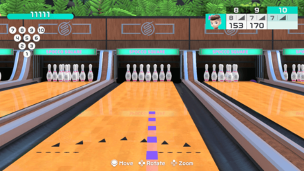 Nintendo Switch Sports - Bowling - Use Zoom Feature