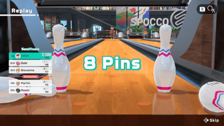 Nintendo Switch Sports - Bowling - One Point Per Pin