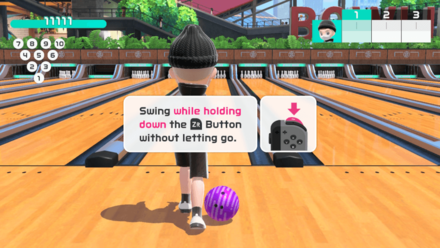 Nintendo Switch Sports - Bowling - Cannot Throw Backward