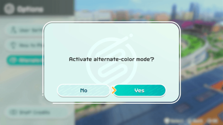 Nintendo Switch Sports - Accessibility Option for the Color Blind