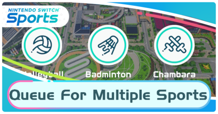 Nintendo Switch Sports - How to Queue For Multiple Sports