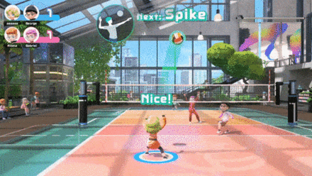 Nintendo Switch Sports - Volleyball - Do Quick Attacks