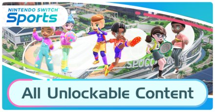 Nintendo Switch Sports - All Unlockable Content