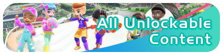 Switch Sports - All Unlockable Content