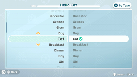 Nintendo Switch Sports - Words Attached Before Your Name