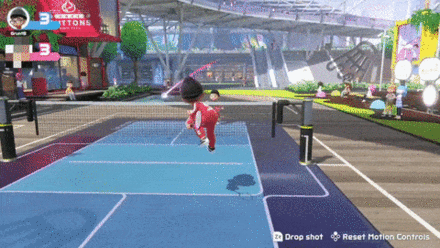 Badminton Outside Smash Shot