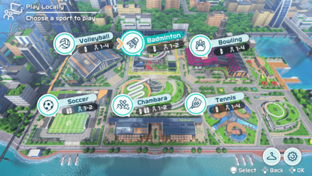 Switch Sports - Select a Sport