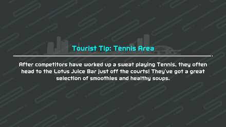 Nintendo Switch Sports - Tourist Tips - Tennis 3