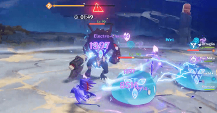 Genshin - Deal Electro-Charged Reactions