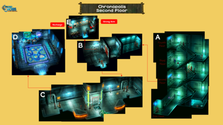Chronopolis Second Floor Map