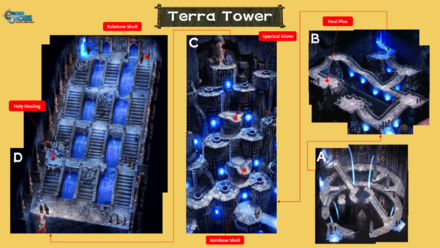 Terra Tower Middle Levels Map