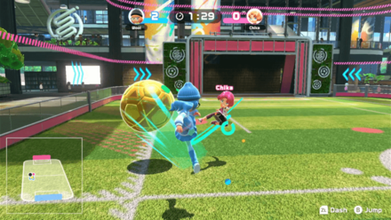 One on One Soccer Kicking Away