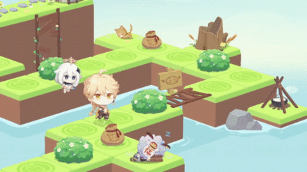 Genshin - Move Backward - Wild Boar