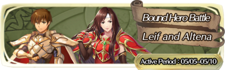 Bound Hero Battle: Leif & Altena Banner
