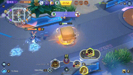 Pokemon UNITE - Score Shield Crustle Attempting to Score