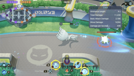 Pokemon UNITE - Shell Bell Cooldown Boosted Attack Test