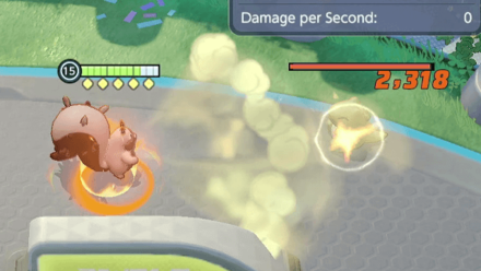 Pokemon UNITE - Energy Amplifier Damage Test With Effect