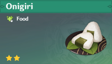 Genshin Impact - How to Get Onigiri and Effects