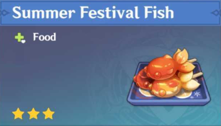 Genshin Impact - How to Get Summer Festival Fish and Effects