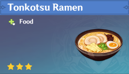 Genshin Impact - How to Get Tonkotsu Ramen and Effects