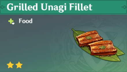 Genshin Impact - How to Get Grilled Unagi Fillet and Effects