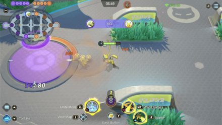 Pokemon UNITE - Rocky Helmet Triggers Upon Knockdown