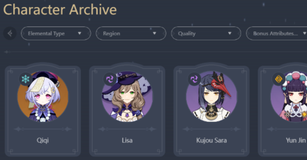 Genshin - HoYoWiki Filters